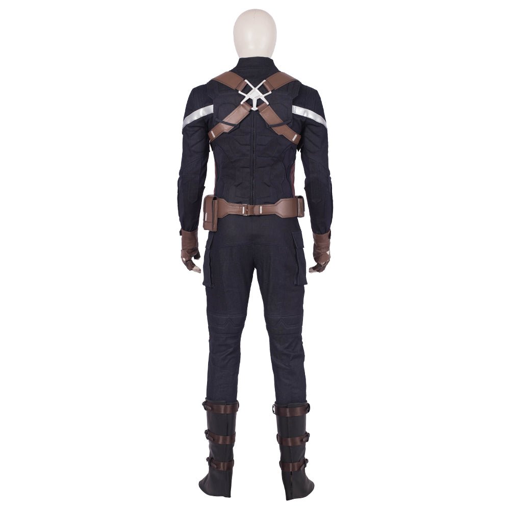 Traje de Cosplay de Captain America de Avengers: Endgame - Réplica de Película de Alta Calidad - Fantasia Cosera