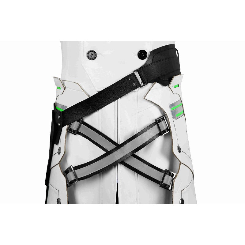 Disfraz de Cosplay de Sephiroth de FF7 Ever Crisis - Abrigo Blanco de Alta Calidad para Halloween y Fiestas - Fantasia Cosera