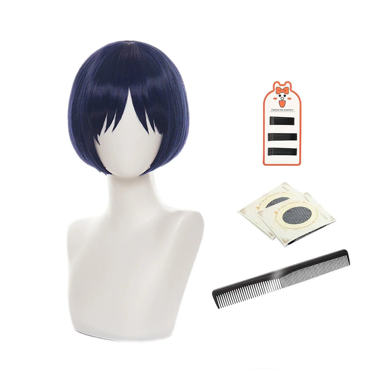 Peluca Cosplay Genshin Impact Vagabundo Kunikuzushi Rosa Red Fibra Sintética Ajustable - Fantasia Cosera