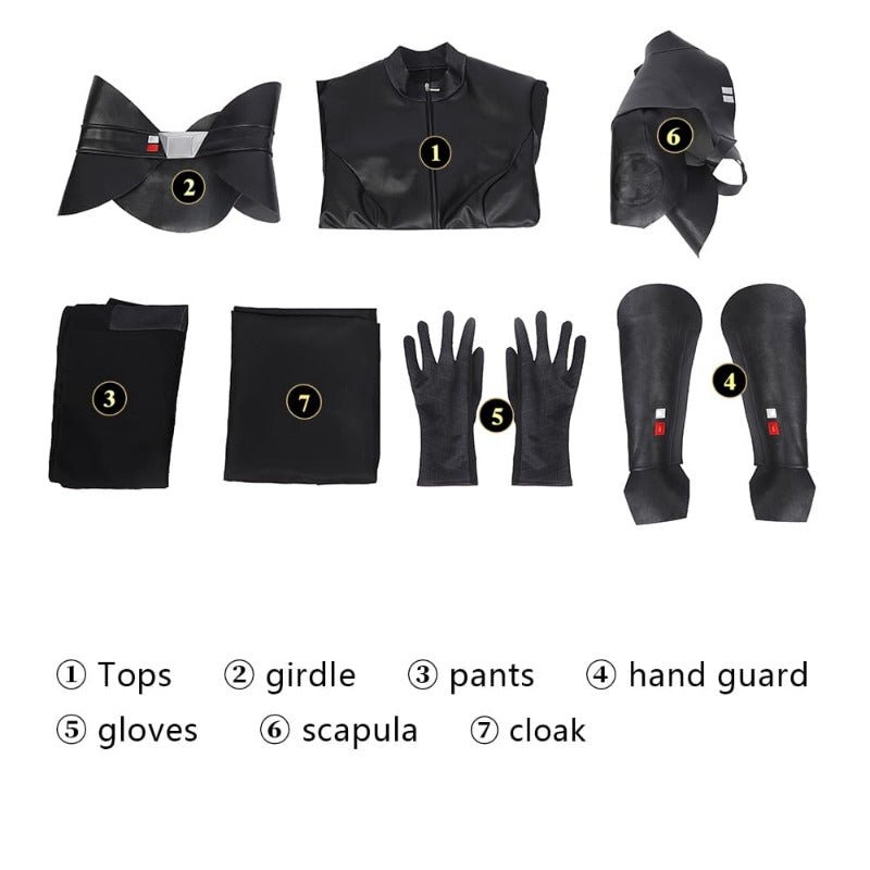 Traje de Cosplay Reva Sevander Star Wars Halloween Carnaval para Mujer - Fantasia Cosera