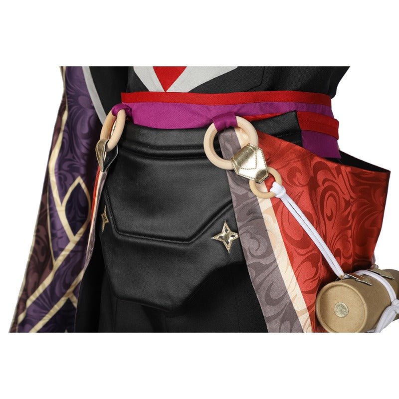 Traje de Cosplay de Scaramouche de Genshin Impact Ver 1 - Disfraz de Halloween - Fantasia Cosera