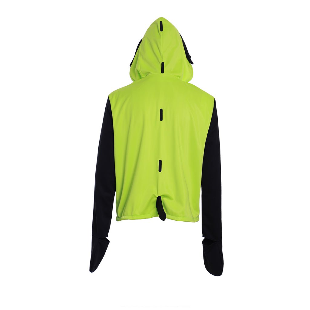 Chaqueta con Capucha Invader Zim Gir Casual con Cremallera para Hombres Adultos - Fantasia Cosera