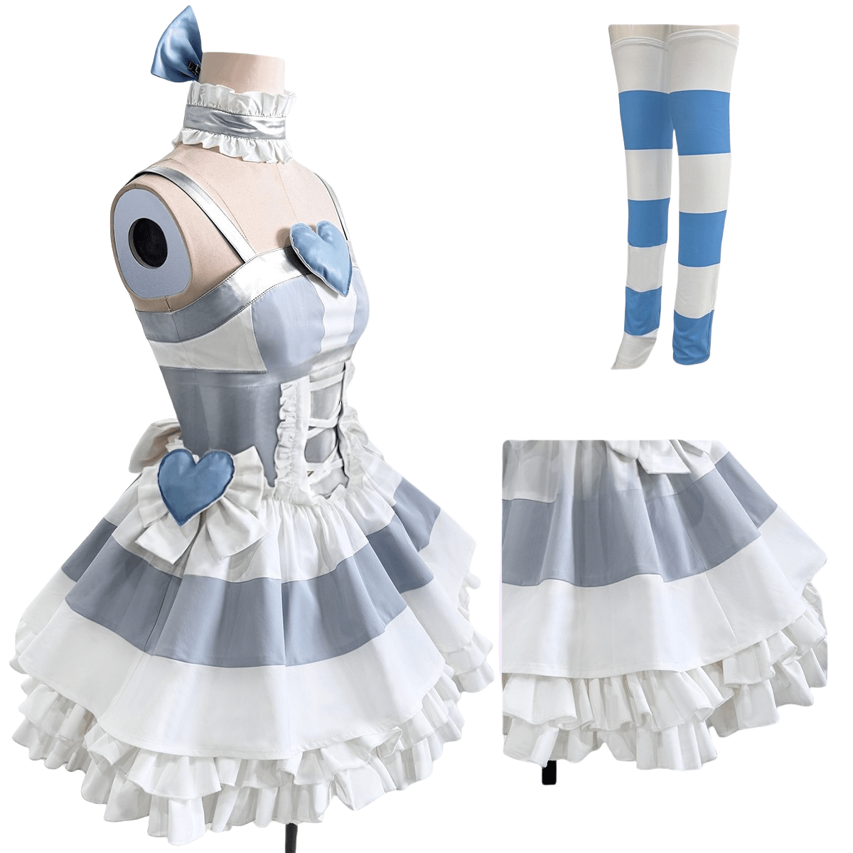 Medias con Liguero Panty & Stocking Cosplay - Fantasia Cosera