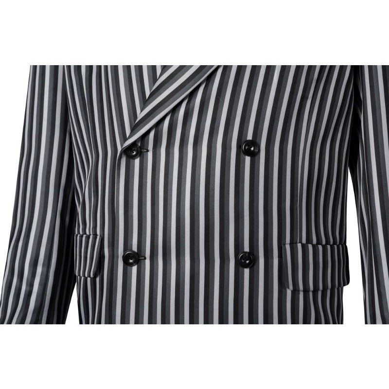 Traje de Cosplay de Gómez Addams de La Familia Addams para Halloween - Fantasia Cosera