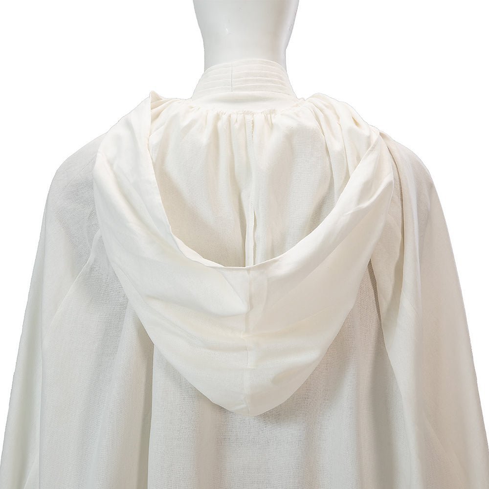 Traje de Cosplay de Star Wars - Asistente Sol Xue (Versión Túnica Blanca) - Fantasia Cosera