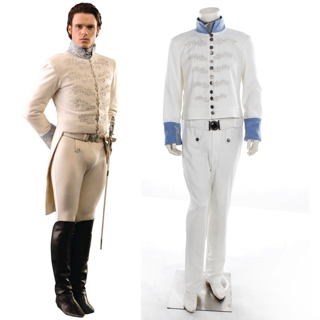 Serie de Disfraces de Cosplay de Disney Cenicienta: Princesa, Príncipe, Madrastra y Criada - Fantasia Cosera