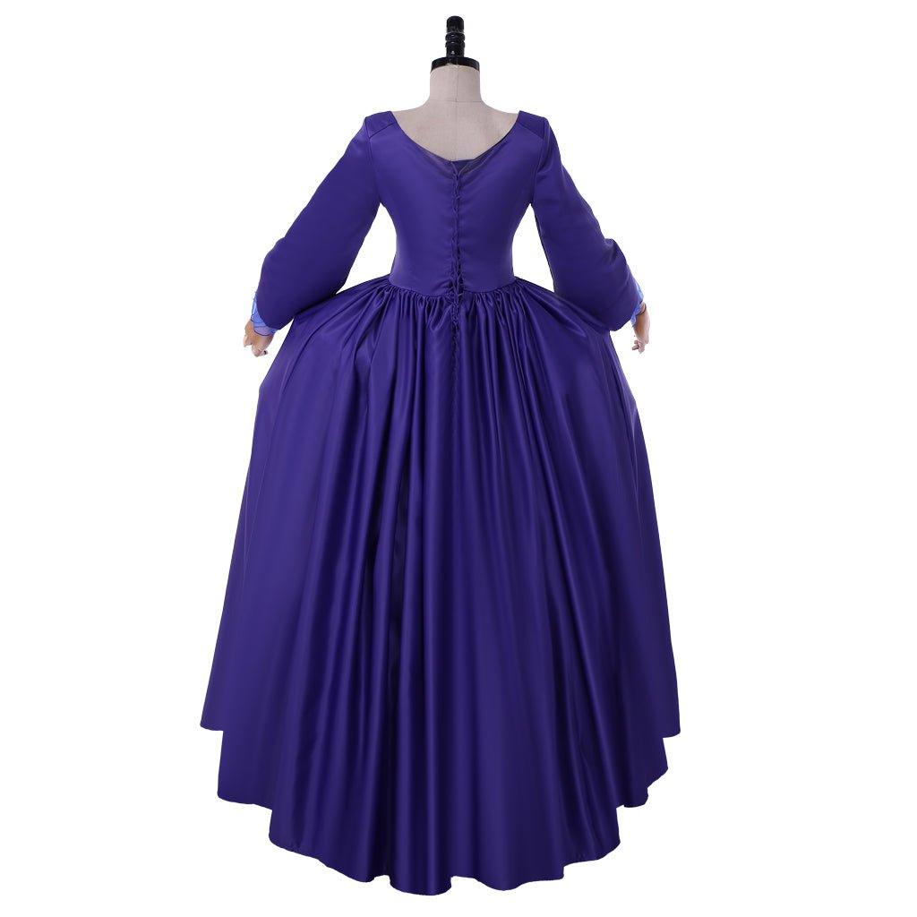 Vestido de Baile Medieval Outlander Claire Azul-Violeta | Disfraz Cosplay para Halloween - Fantasia Cosera