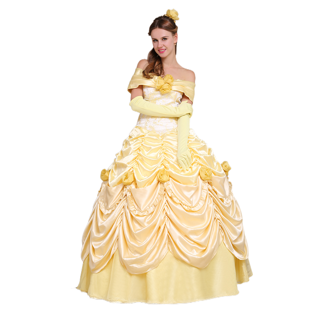 Belle y la Bestia Traje de Cosplay Serie | Vestido de Princesa para Eventos - Fantasia Cosera
