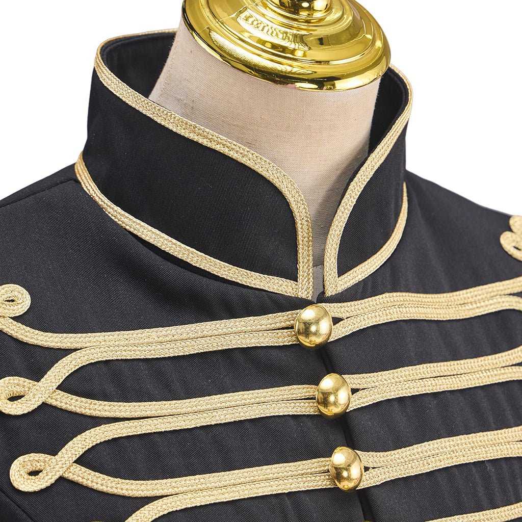 Abrigo Militar Largo para Mujeres Estilo Punk - Traje de Cosplay - Fantasia Cosera