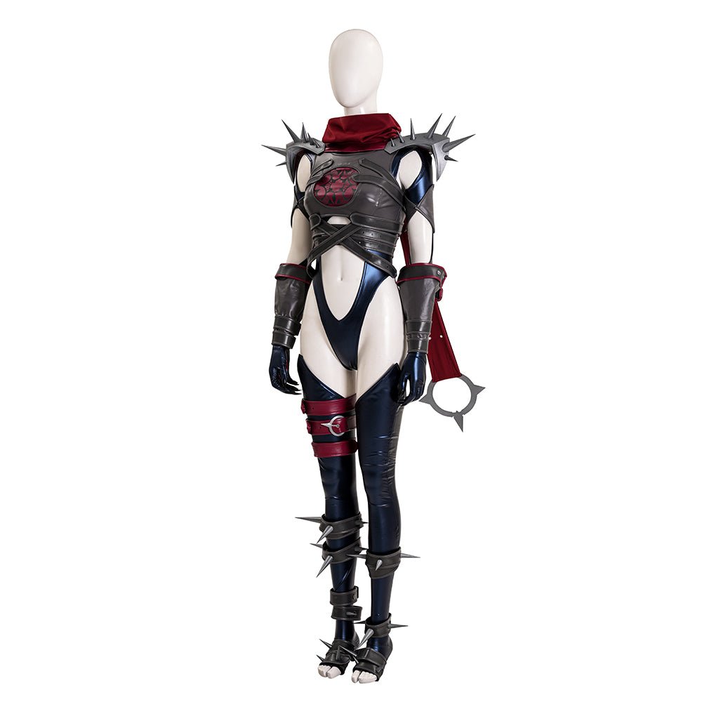 Traje de Cosplay de la Mujer Invisible - Malicia de Marvel Contest of Champions - Fantasia Cosera