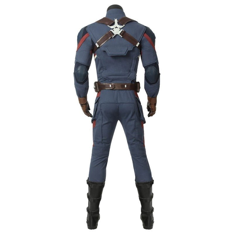 Disfraz de Cosplay de Steven Rogers Capitán América - Uniforme de Héroe para Halloween - Fantasia Cosera