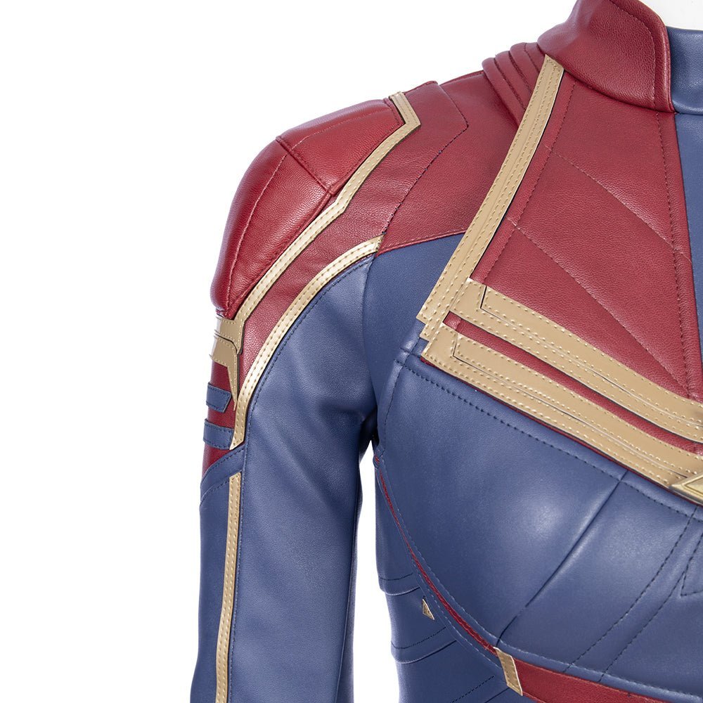 Traje de Cosplay de Captain Marvel - Réplica Oficial del Póster de la Película - Fantasia Cosera