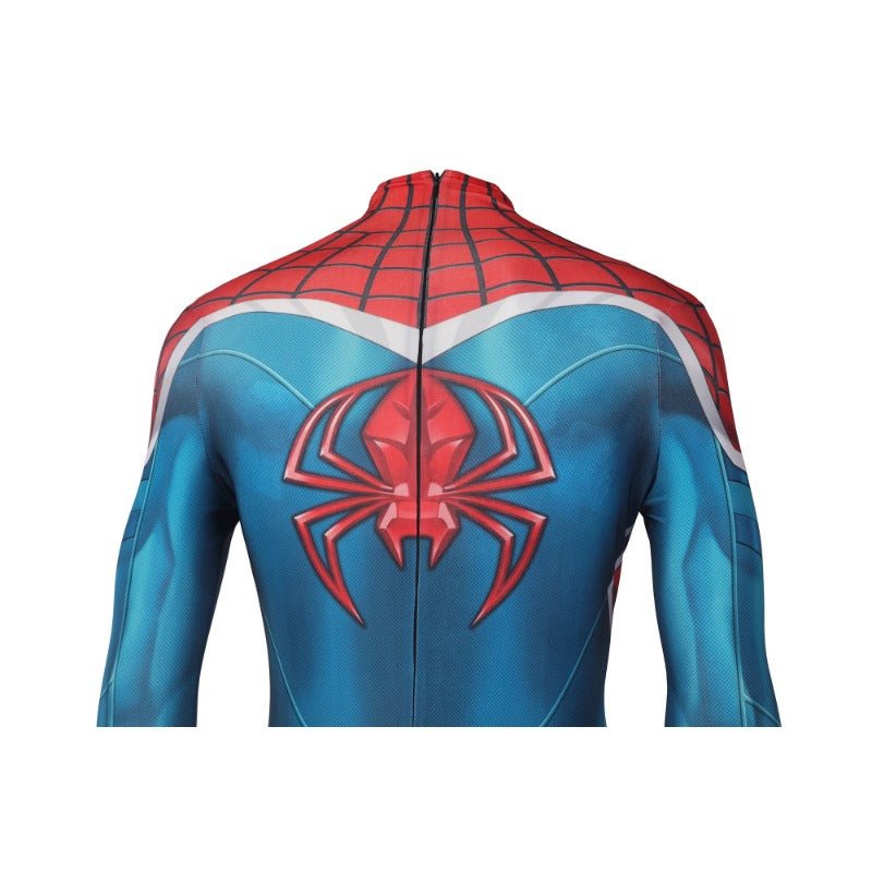Traje de Cosplay Spider-Man PS5 Spider-UK Battle Suit para Halloween - Fantasia Cosera