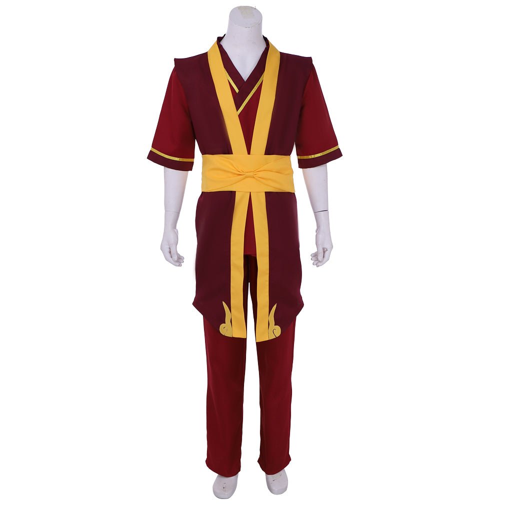 Traje de Zuko para Cosplay | The Last Airbender Avatar - Fantasia Cosera