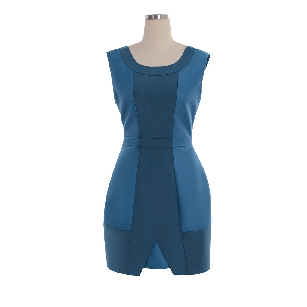 Traje de Cosplay de Chloe de Detroit: Become Human | Vestido Azul Hecho a Medida Conjunto Completo - Fantasia Cosera