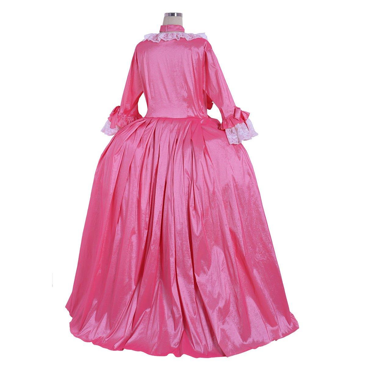Vestido de Marie Antoinette del Siglo XVIII - Vestido de Baile Rococó con Espalda de Saco | Vestido de Princesa Vintage Victoriana - Fantasia Cosera