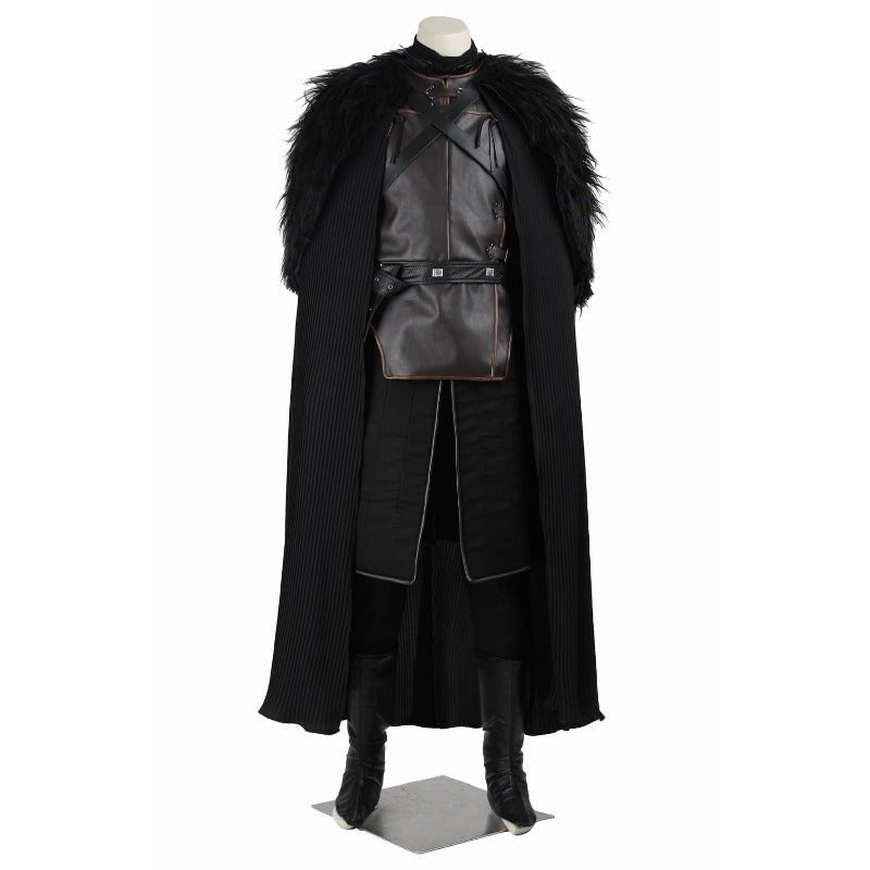 Disfraz de Jon Snow para Hombres - Traje de la Guardia de la Noche para Halloween y Carnaval - Fantasia Cosera