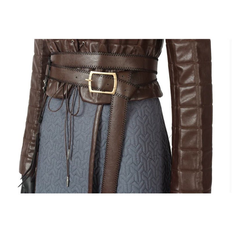 Traje de Cosplay de Arya Stark - Disfraz de Juego de Tronos para Fans - Fantasia Cosera