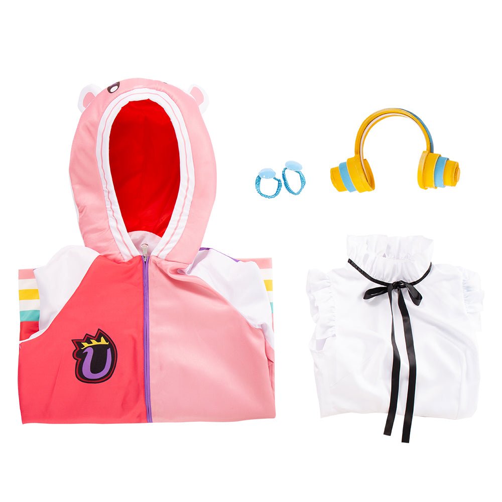 Traje de Cosplay de Uta Wuta - Versión Escenario Rojo | Outfit de la Canción del Mundo de One Piece - Fantasia Cosera