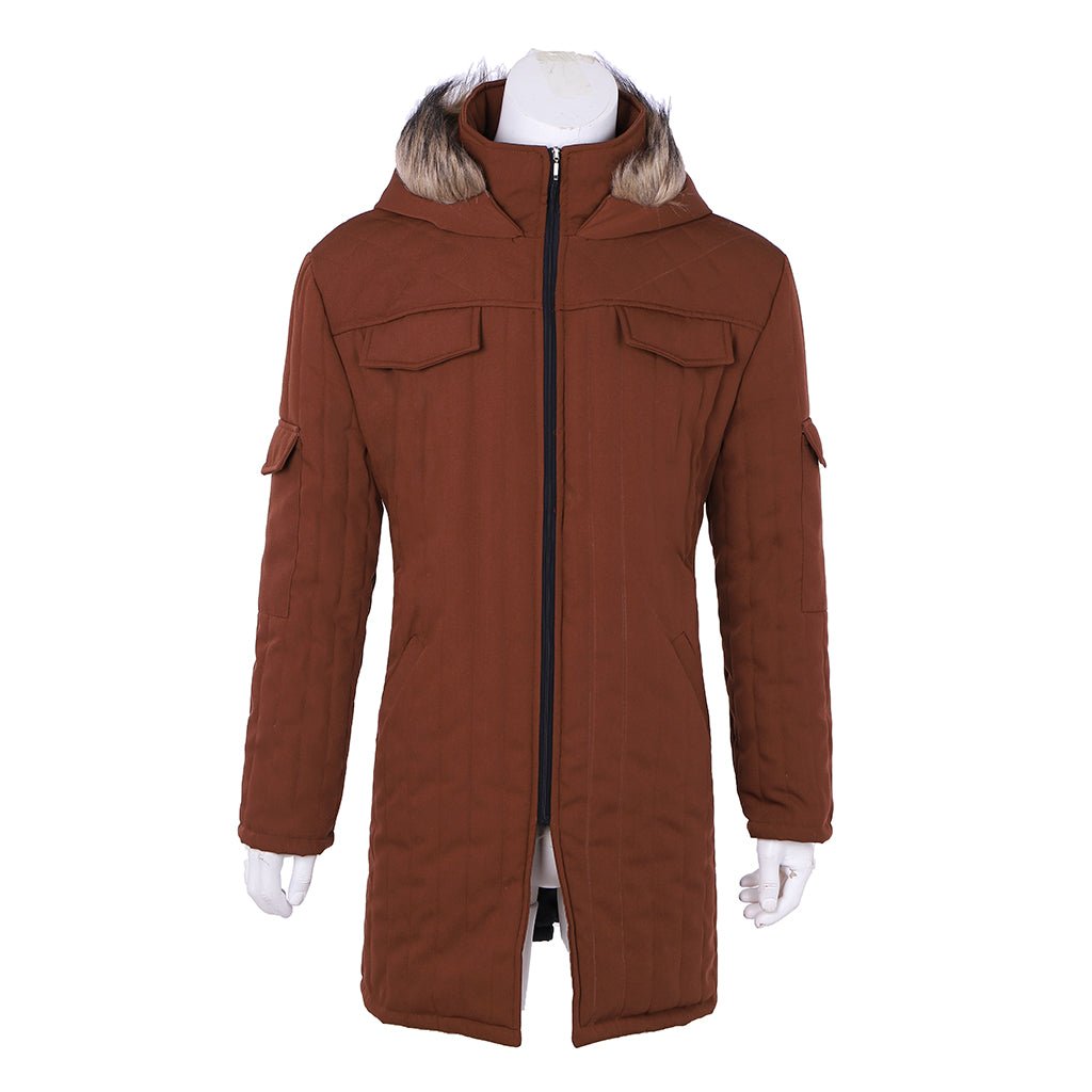 Chaqueta de Invierno de Han Solo para Cosplay de Hombres - Ideal para Halloween, Carnaval y Eventos de Cosplay | Fantasía Cosera - Fantasia Cosera