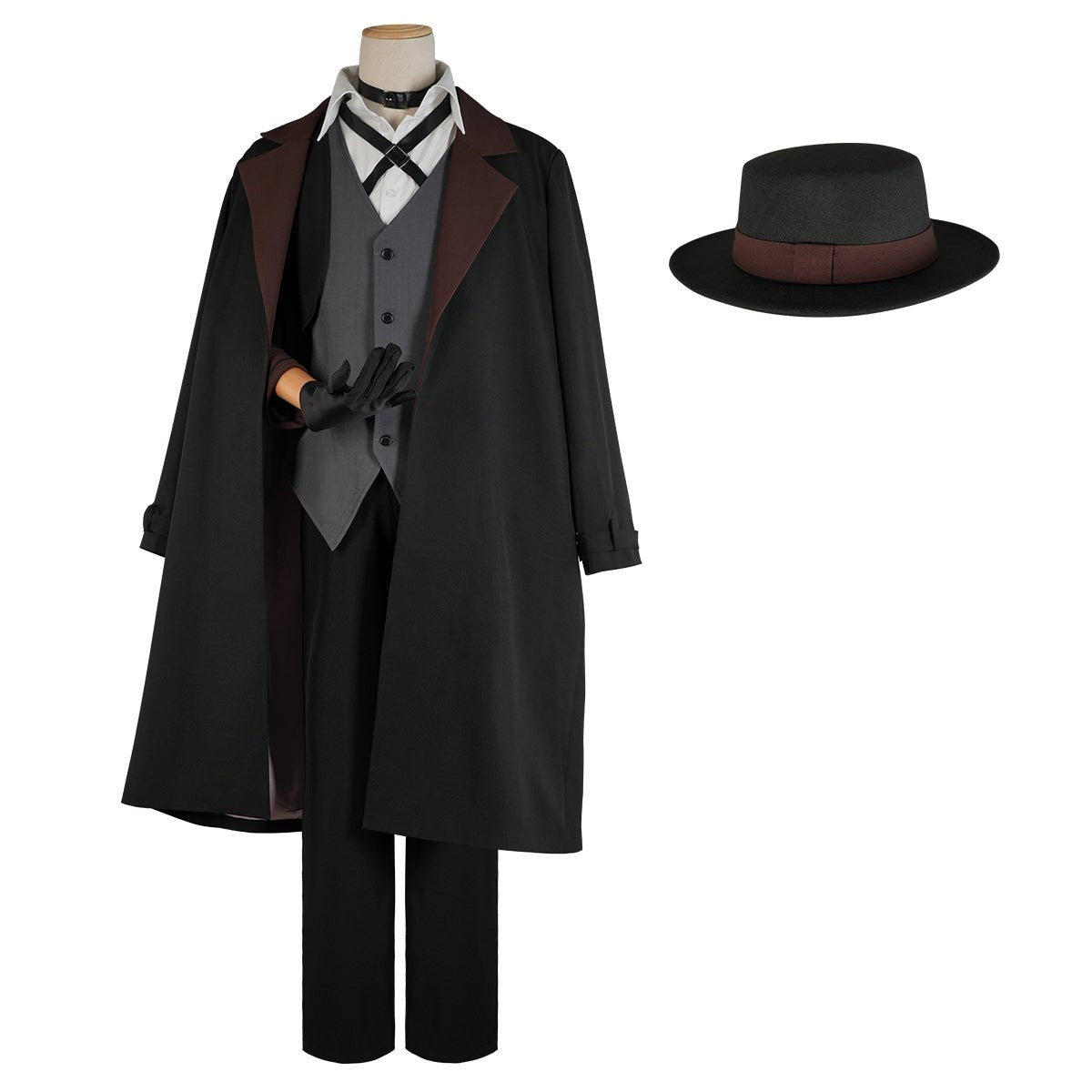 Traje de Cosplay de Chuuya Nakahara - Bungo Stray Dogs - Fantasia Cosera