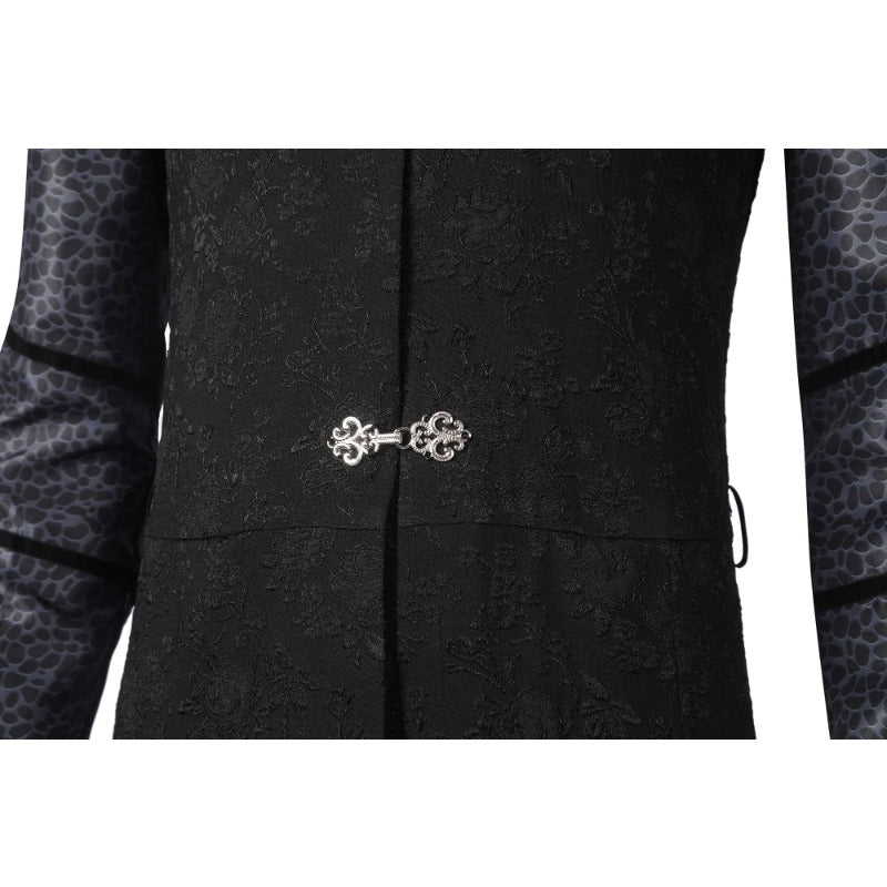 Traje de Cosplay Daemon Targaryen Casa del Dragón Negro para Halloween - Fantasia Cosera