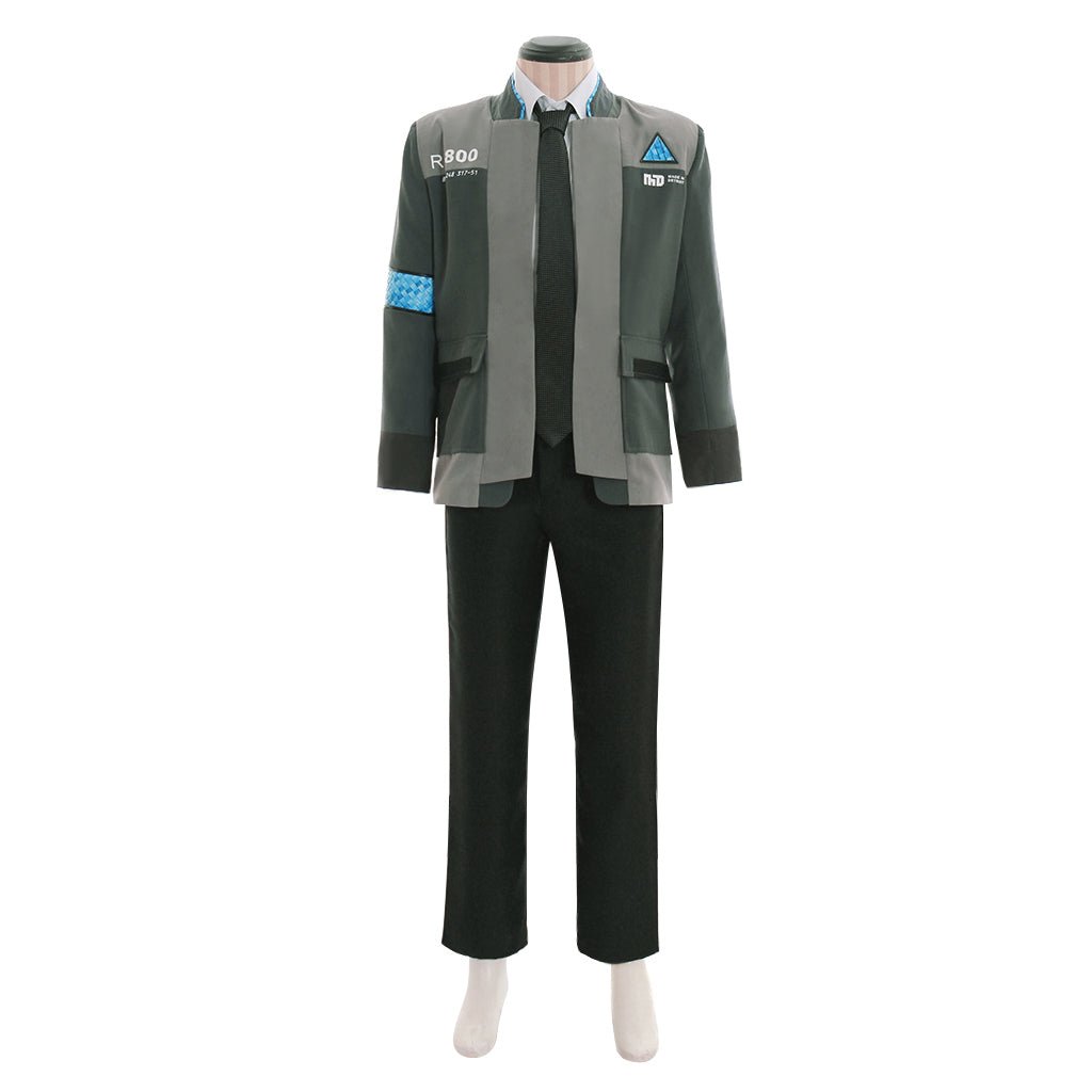 Detroit: Conviértete en Humano Connor RK800 | Conjunto Completo Chaqueta, Camisa, Pantalón, Corbata - Fantasia Cosera