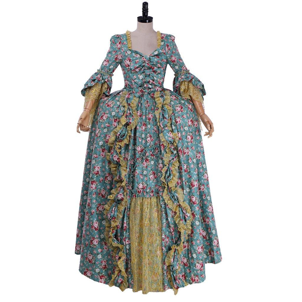 Vestido Rococó Victoriano Outlander Louise Siglo XVIII | Traje de Boda Marie Antoinette Duquesa - Fantasia Cosera