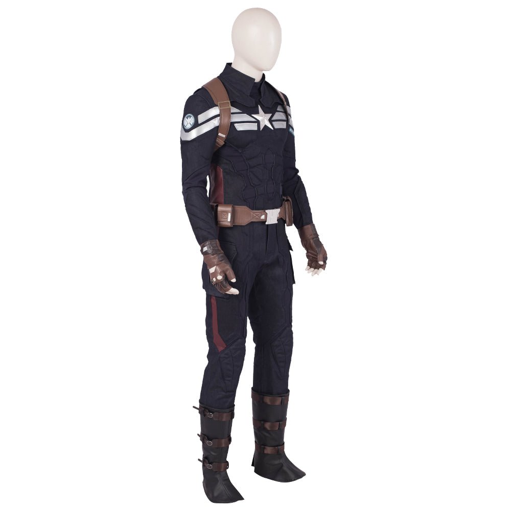 Traje de Cosplay de Captain America de Avengers: Endgame - Réplica de Película de Alta Calidad - Fantasia Cosera