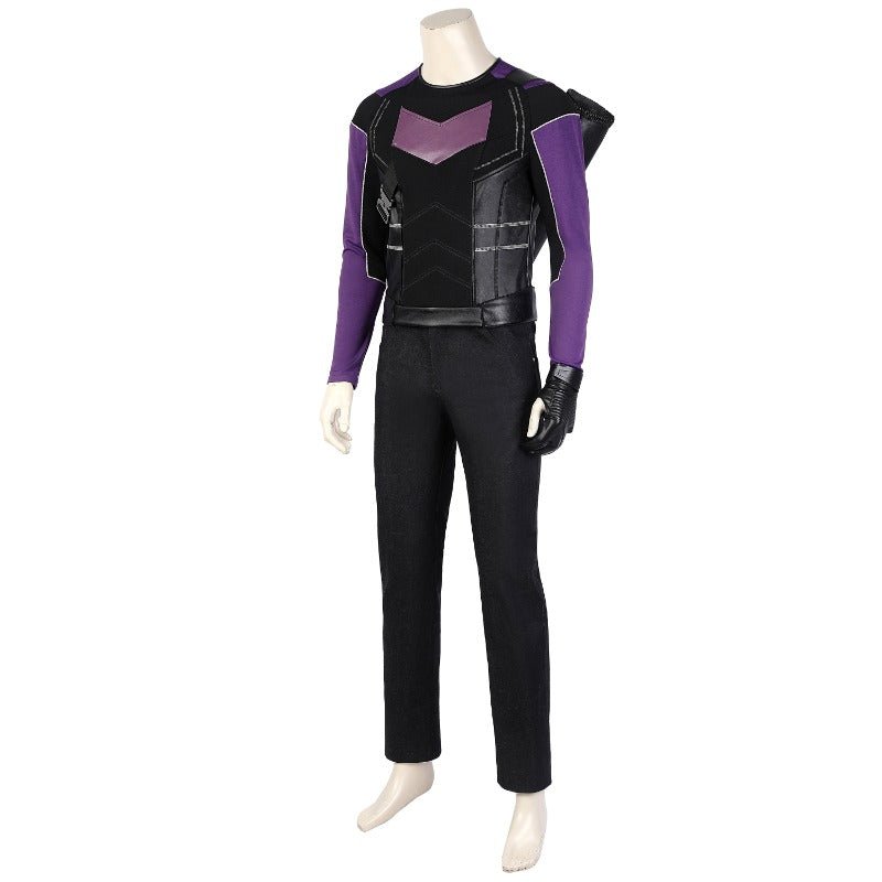 Traje de Hawkeye Cosplay Conjunto Completo con Aljaba para Halloween y Carnaval - Fantasia Cosera