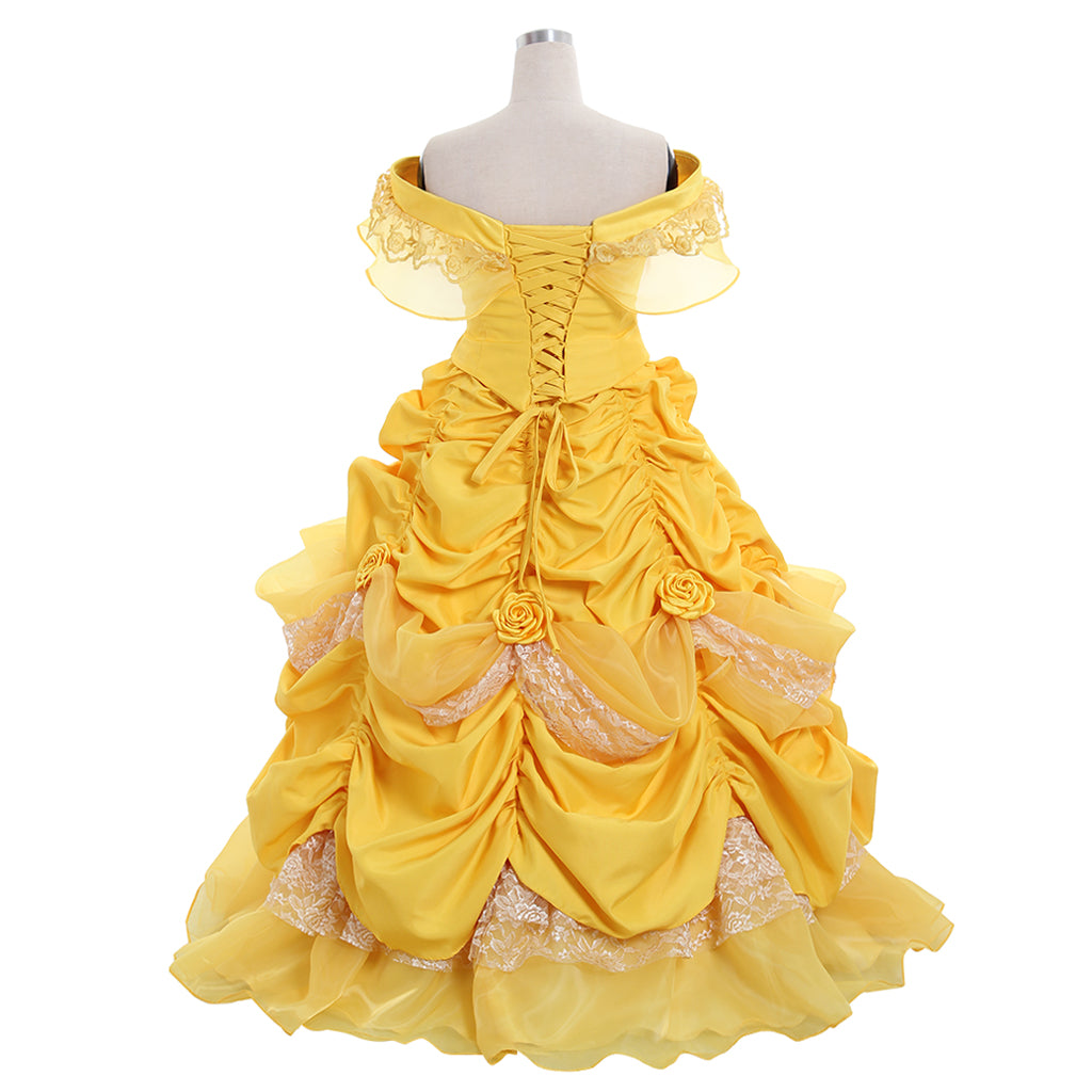 Belle y la Bestia Traje de Cosplay Serie | Vestido de Princesa para Eventos - Fantasia Cosera