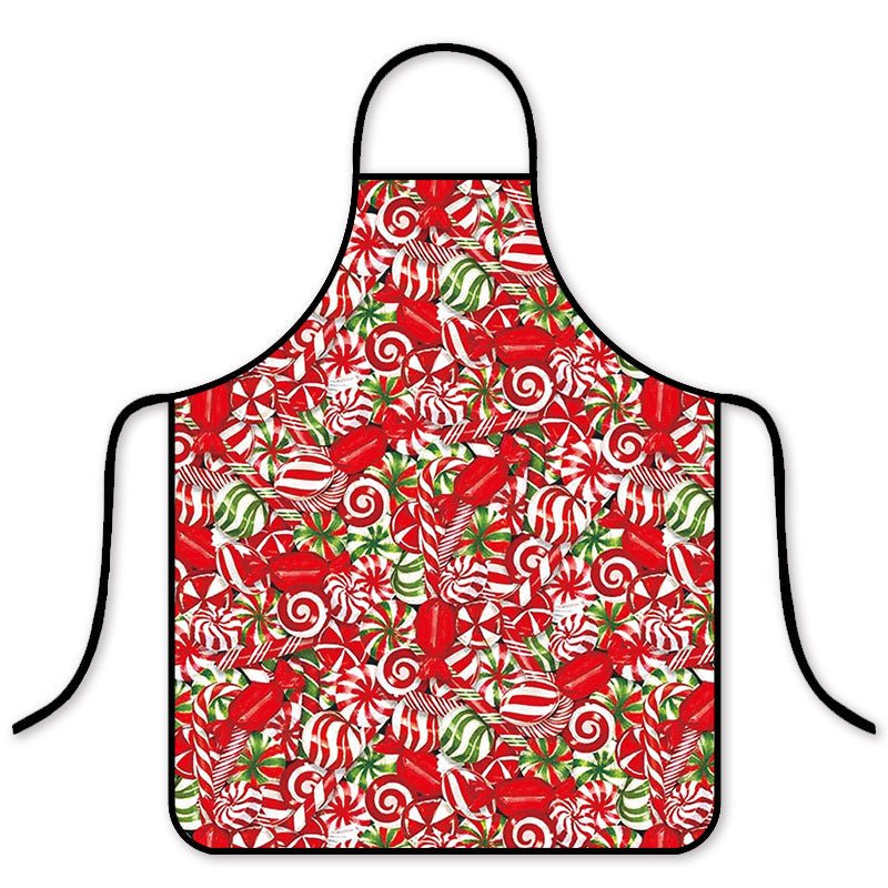 Delantal navideño impermeable, versión coreana de moda para cocina, hogar y restaurantes de hot pot - Fantasia Cosera