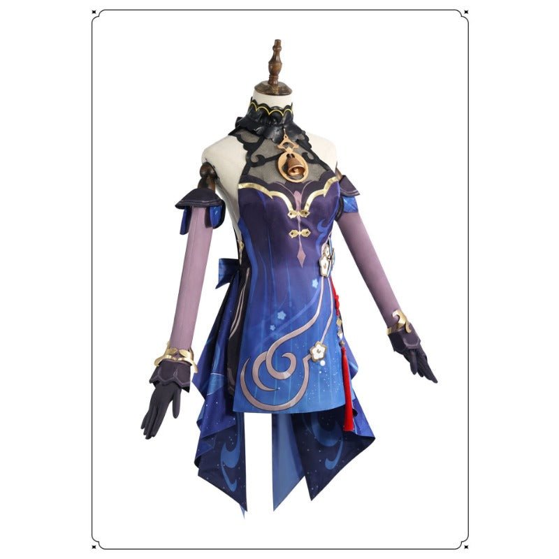 Traje de Cosplay de Yaoyao de Genshin Impact - Piel del Festival de los Faroles de Ganyu Mazmorra Nebulosa - Fantasia Cosera