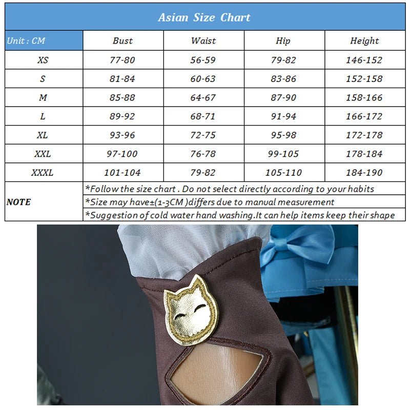 Disfraz de Cosplay de Kirara de Genshin Impact Estilo Gato para Mujer, Traje de Fiesta de Halloween - Fantasia Cosera