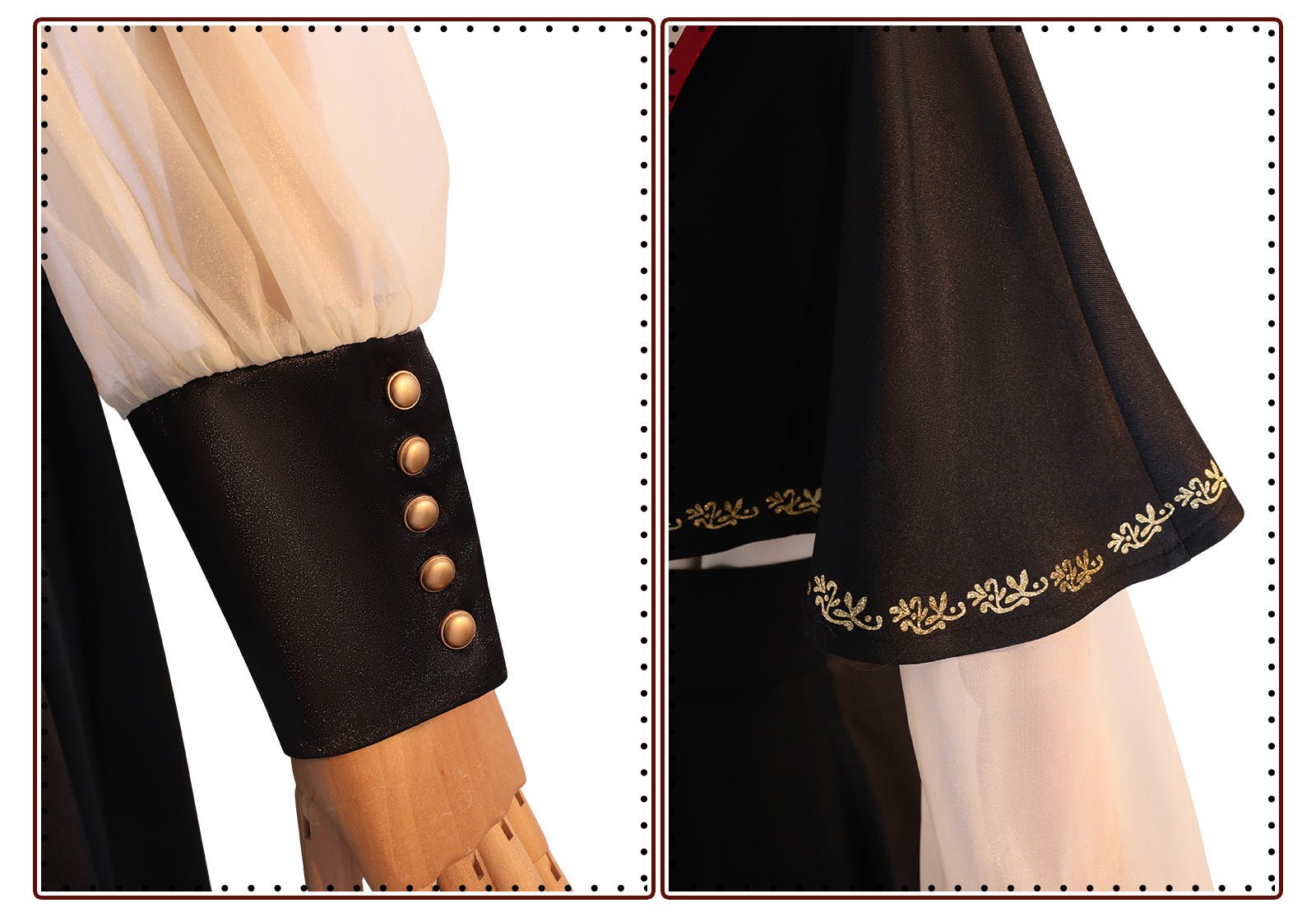 Traje de Cosplay de Wakana Mutsumi de BanG Dream! Ave Mujica - Estilo Gótico - Fantasia Cosera