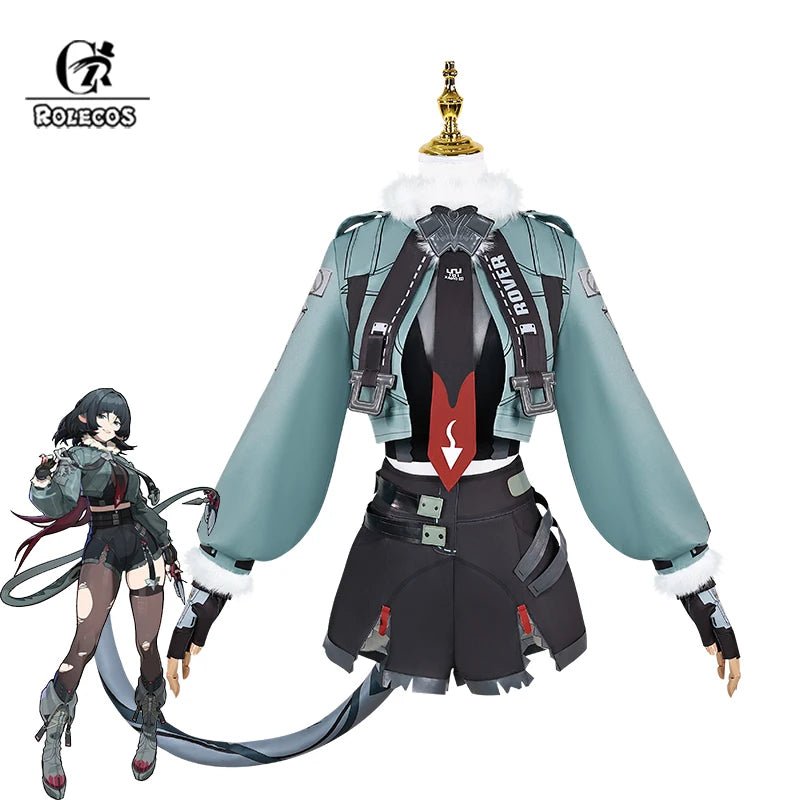 Traje de Cosplay de Jane Doe de Zenless Zone Zero - Uniforme de Agente de Anomalía Física para Mujer, Disfraz para Fiesta de Halloween - Fantasia Cosera