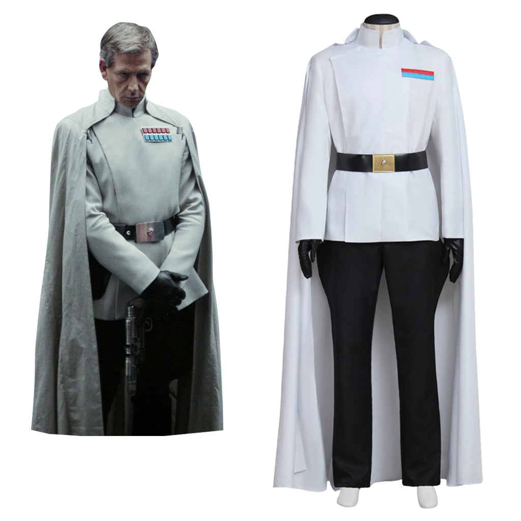 Traje de Cosplay Auténtico de Star Wars: Kylo Ren, John Boyega, Orson Krennic para Adultos - Fantasia Cosera