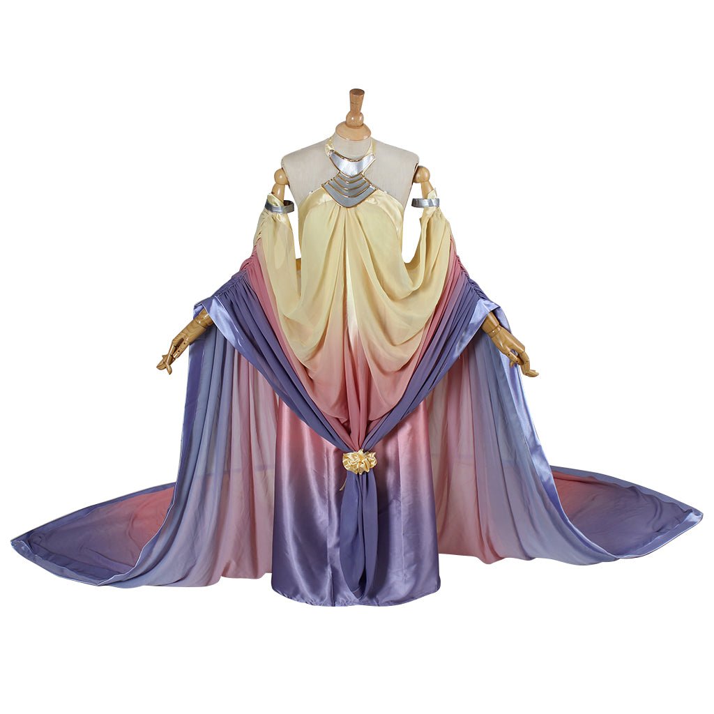 Vestido Lago Princesa Estrella Episodio 2 Traje Cosplay - Elegante Atuendo de Fantasía Real para Fans y Cosplayers - Fantasia Cosera