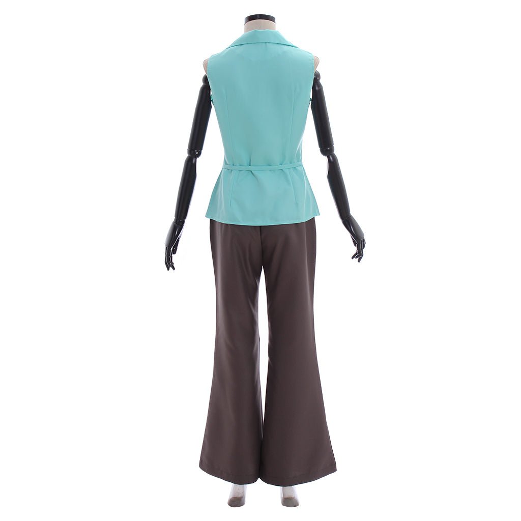 Traje de Cosplay de Cynthia de Pokémon - Atuendo de Campeona Elite - Fantasia Cosera