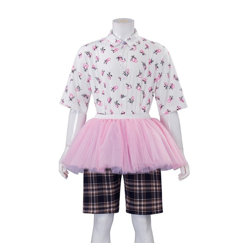 Traje de Ace Ventura para Cosplay - Conjunto de Tutú Rosa para Adultos | Halloween y Fiestas Temáticas - Fantasia Cosera