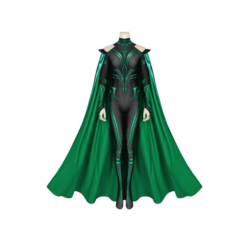 Traje de Cosplay de Hela de Thor Ragnarok para Mujer con Capa ZG23 - Fantasia Cosera