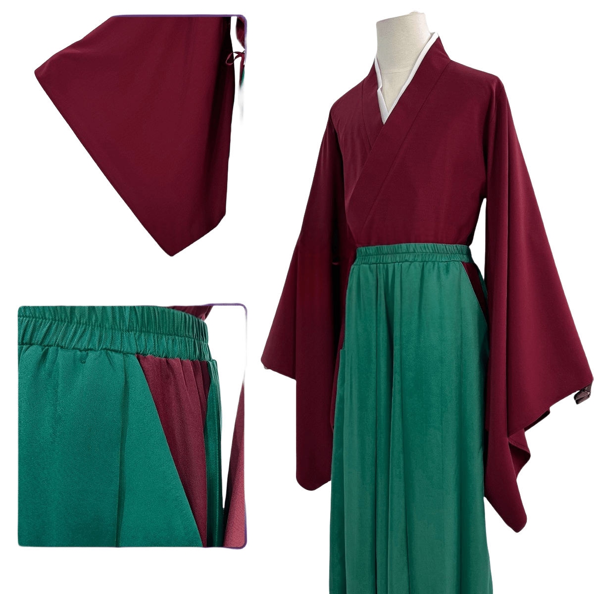 Traje de Cosplay Fujiwara no Sai - Hikaru no Go Anime - Fantasia Cosera