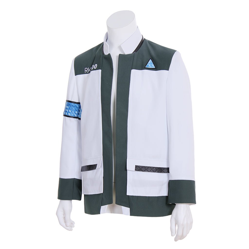 Traje de Cosplay Connor RK900 de Detroit: Conviértete en Humano - Chaqueta y Abrigo de Uniforme para Hombre - Fantasia Cosera