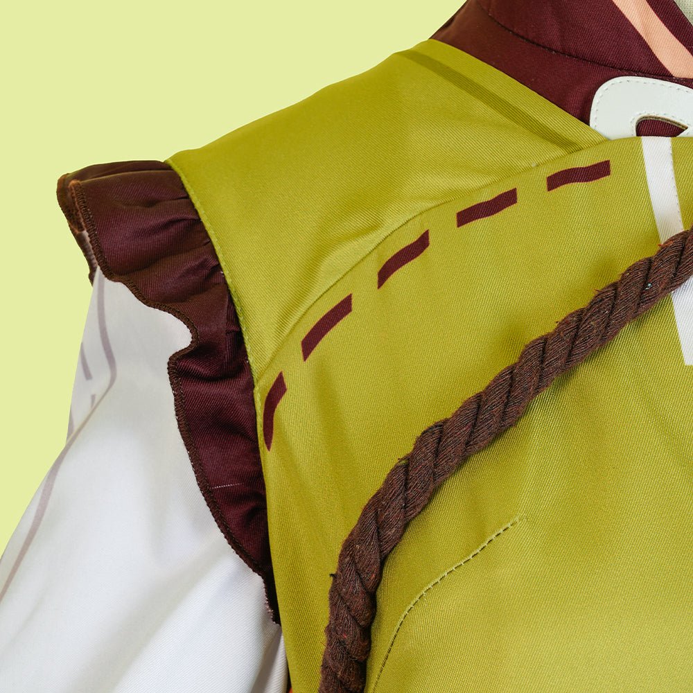 Traje de Cosplay de Yaoyao de Genshin Impact - Outfit de Rol de Alta Calidad - Fantasia Cosera