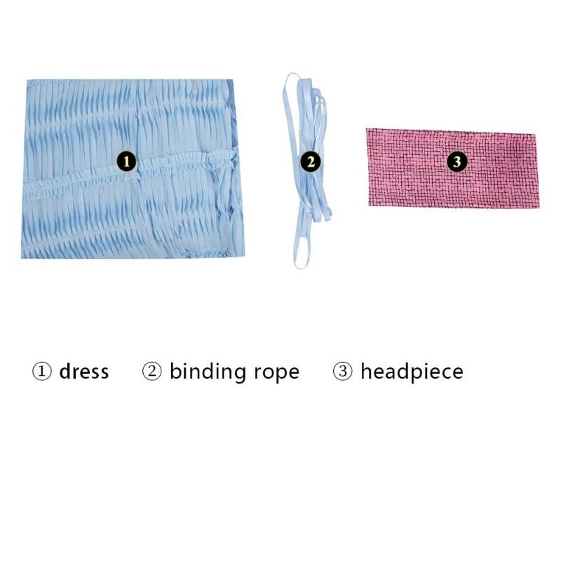 Vestido de Tierra de Ariel La Sirenita 2023 Disfraz de Cosplay para Halloween y Fiestas - Fantasia Cosera