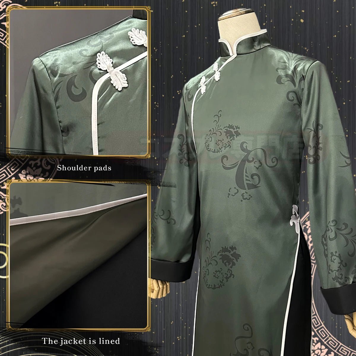 Traje de Kung Fu Tang de Isagi de Blue Lock Cosplay - Peluca Sintética Ajustable - Regalo para Fiestas - Fantasia Cosera