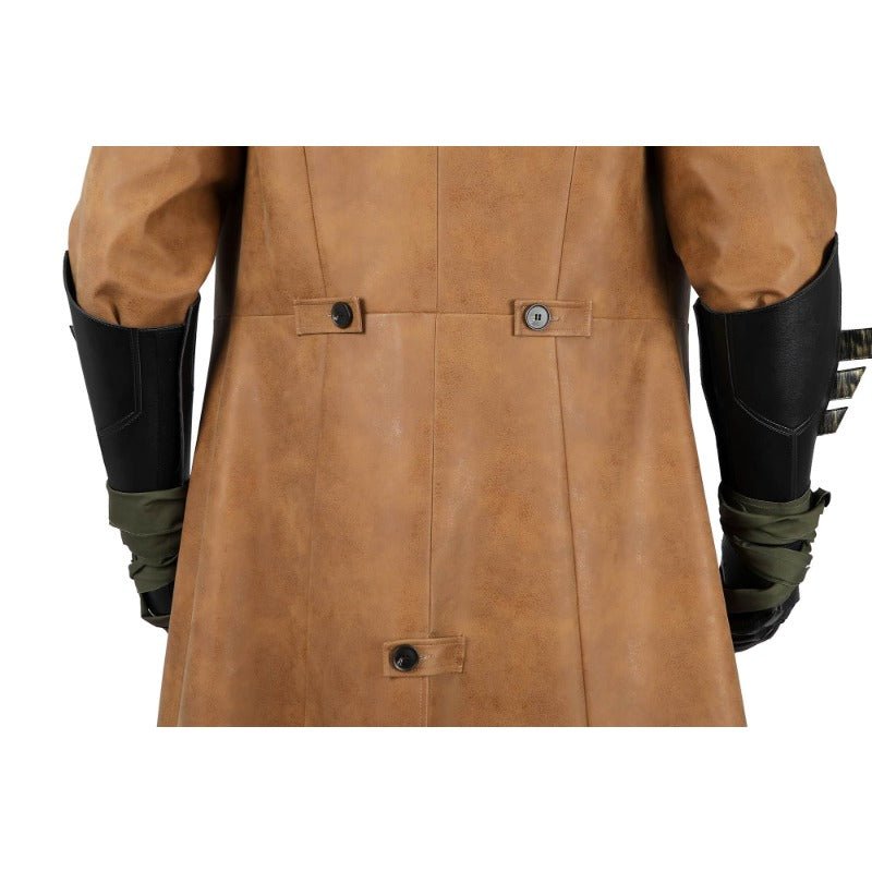 Traje de Cosplay de Ben Affleck como Batman - Abrigo de Cuero de la Liga de la Justicia - Fantasia Cosera