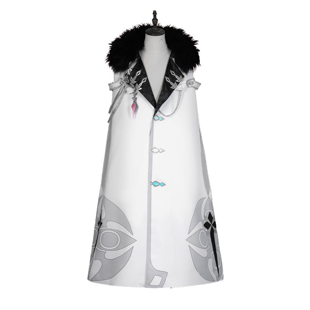 Traje de Genshin Impact Fatui Cloak para Pierr Pantalone Tartaglia Harlequin Doctor Sandrone Columbina Regretor - Fantasia Cosera