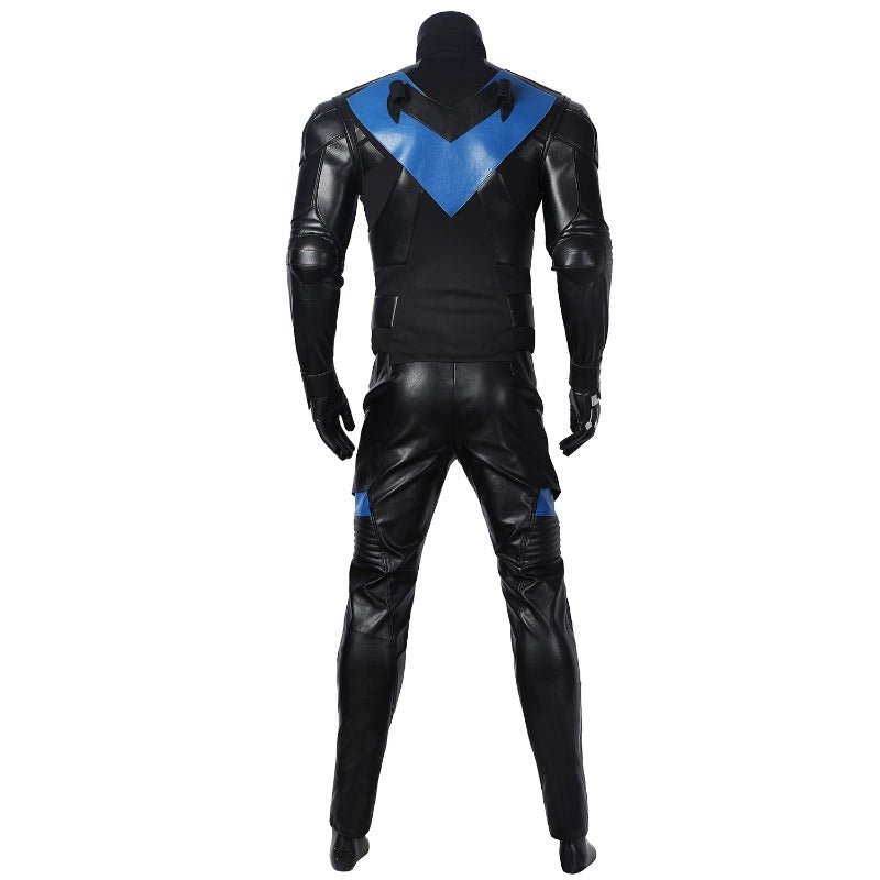 Traje de Cosplay de Nightwing Gotham Knights Conjunto Completo con Zapatos para Halloween y Fiestas - Fantasia Cosera
