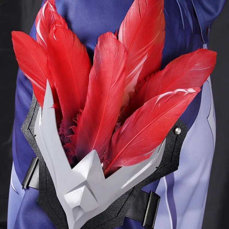 Traje Cosplay de Moze el Guarda Sombra de Plumas de Cuervo de Honkai Star Rail para Hombre, Uniforme para Carnaval y Halloween - Fantasia Cosera